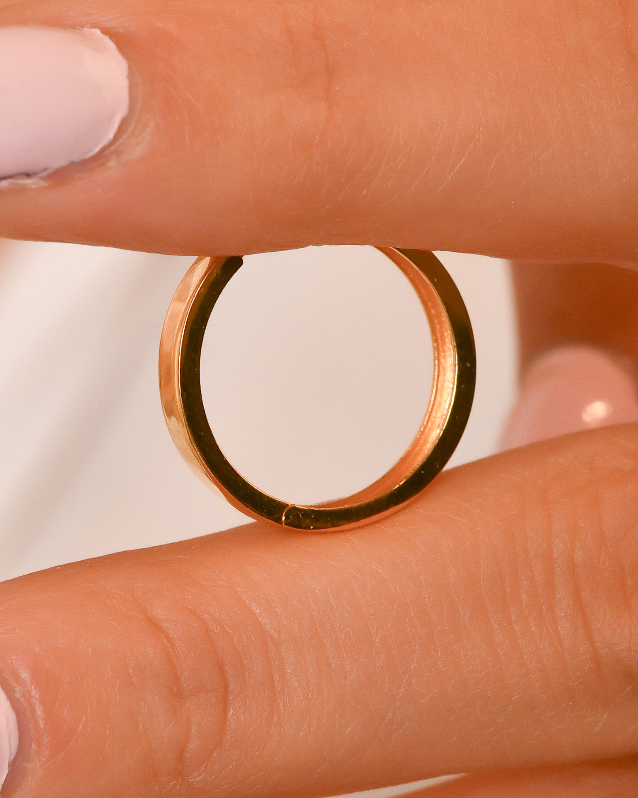 Alyans Formlu Halka Küpe